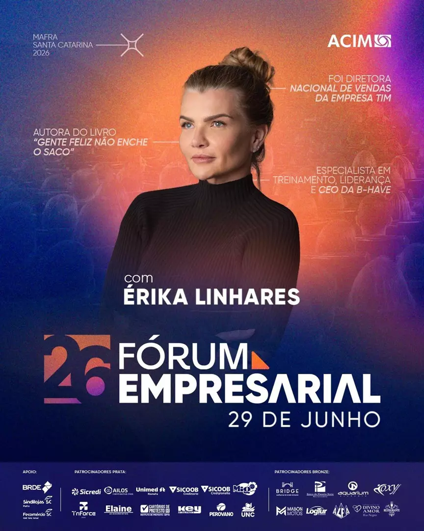 Fórum Empresarial da ACIM debate felicidade no trabalho com Érika Linhares
